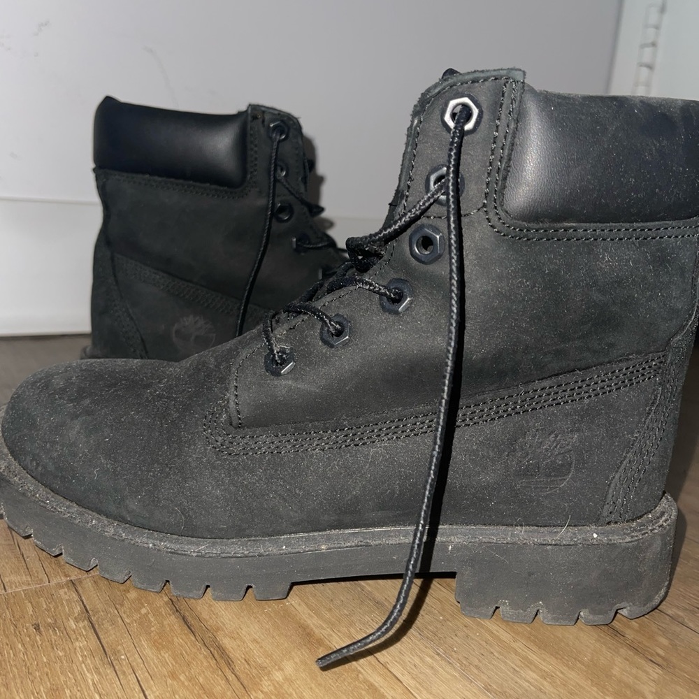 Authentic Black Timberland Boots Size 4.5 Men’s/6.5 Women’s